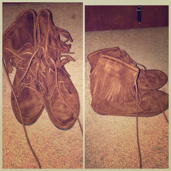 Brown suede Moccasins