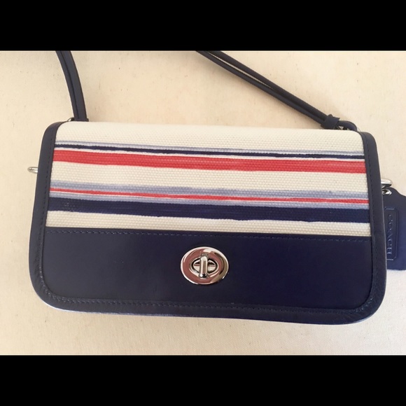Coach Canvas Leather Crossover Bag