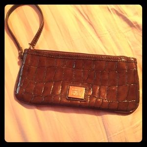 Liz Claiborne brown wristlet