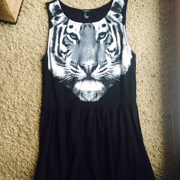 Black Tiger Forever 21 Dress