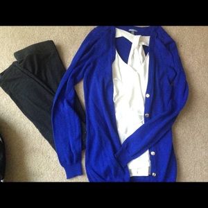 Deep blue cardigan