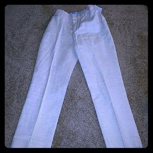 Boys Tan Linen  Pants