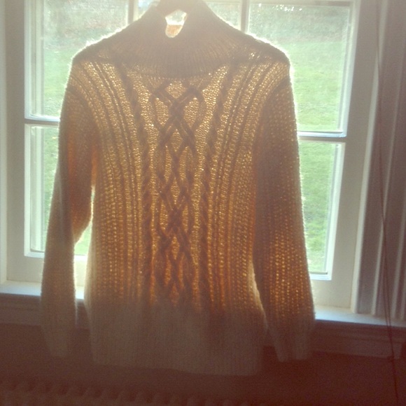 Vintage Ellen Tracey Nordic pullover with cables