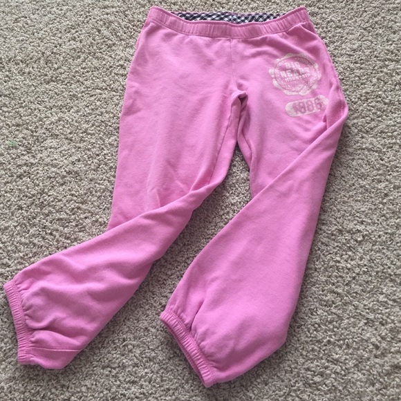 Pink Capri sweatpants