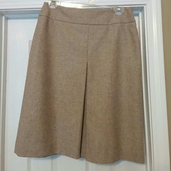 SOLD Tan wool skirt