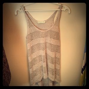 Urban Outfitters Netted High-Low Top