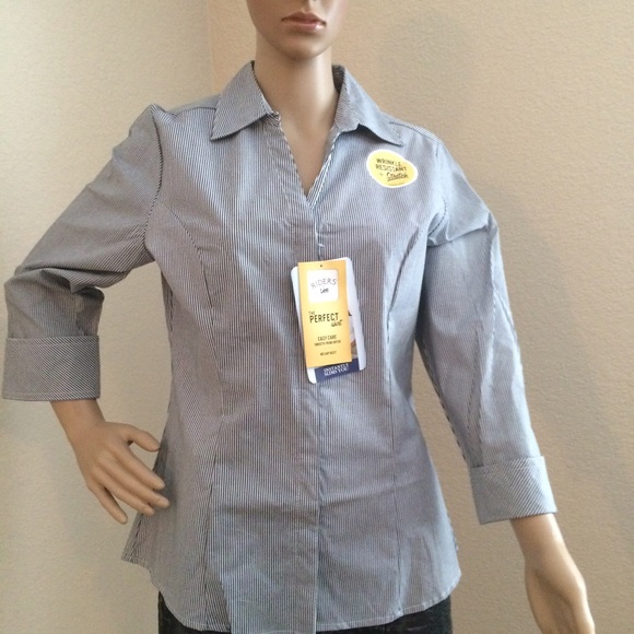 Womens RIDERS BY LEE The perfect shirt size med! - Picture 1 of 4