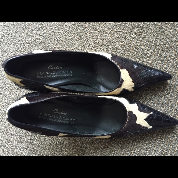 Donald Pliner Couture animal skin heel