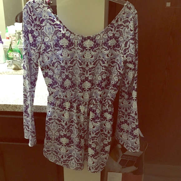 Blue and white romper!