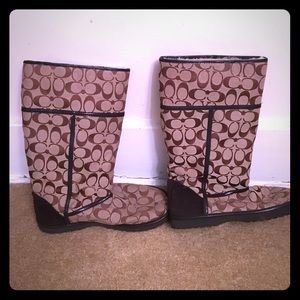 Coach winter boots