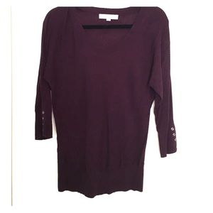 Dark purple loft sweater