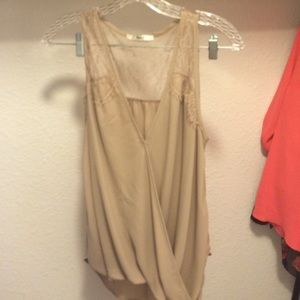 Light brown top