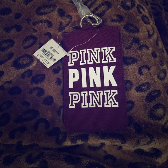 PINK ID holder/ lanyard