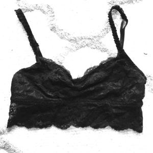 Black lace bralette!