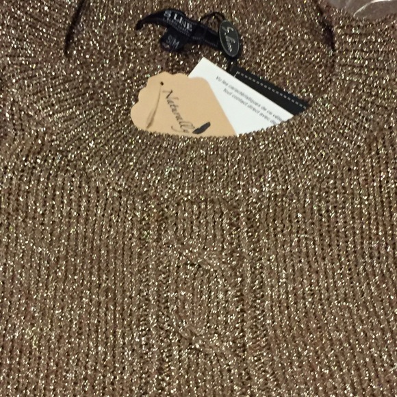 Gold & Silver Sparkle Knit Sweater - Picture 3 of 4