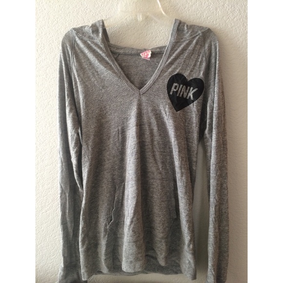 Victoria's Secret PINK hooded lounge top