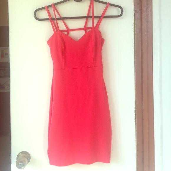 Coral pink body on dress!