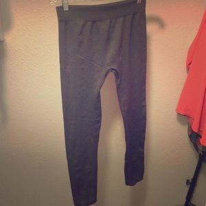 Grey winter leggings