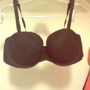 Black lace push up bra from Victorias secret