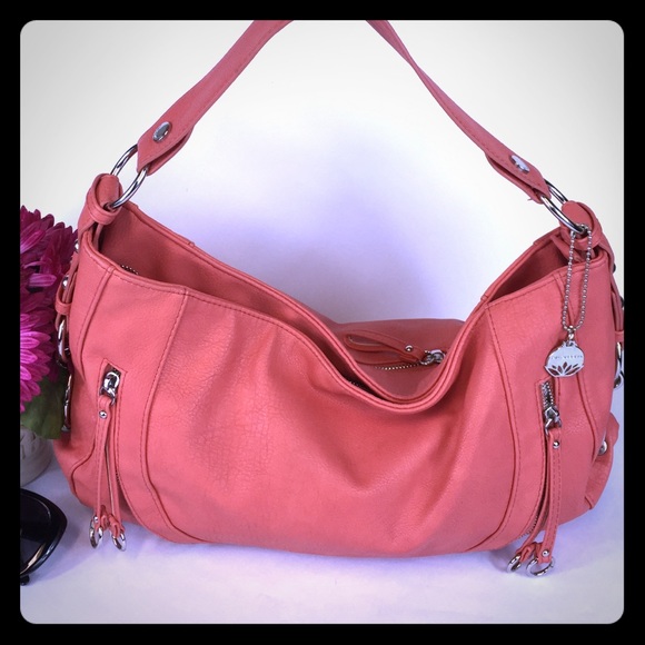 Big Buddha Handbags - Big Buddah Coral Handbag