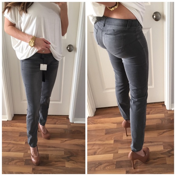 Sold • Dark Charcoal Skinny Jeans - Picture 2 of 4