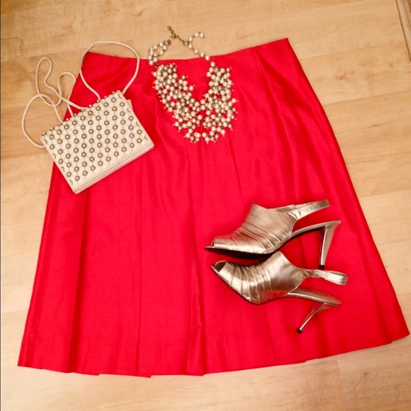 Banana Republic Dupioni Silk Skirt