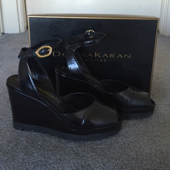 Donna Karan wedges