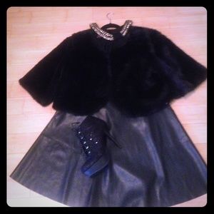 Faux fur jacket