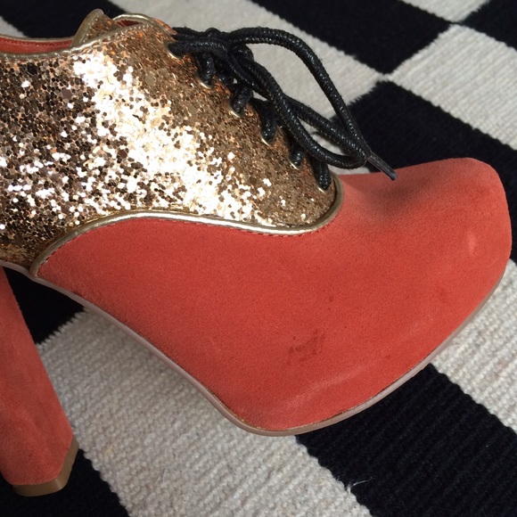 ✖️SOLD✖️Kimchi Blue Glitter Oxford Heels - Picture 4 of 4