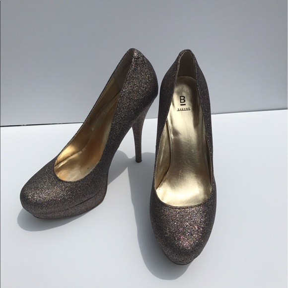 Rainbow Glitter Platform Heels EUC - Picture 2 of 8