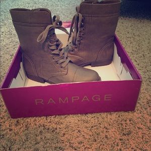 Rampage lace up booties