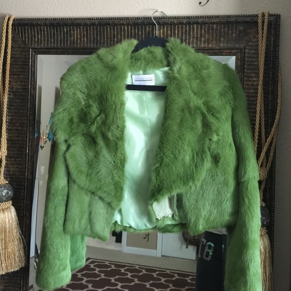 Real fur coat. Made in Italy