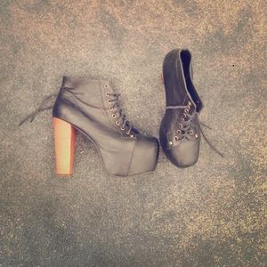 Jeffrey Campbell Black Lita Boot