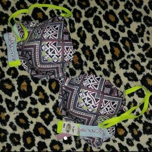 Patterned PINK Bra