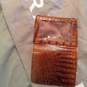 Brahmin Mini Wallet Toasted Almond