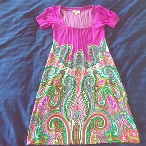 ECI New York Paisley Print Midi Dress