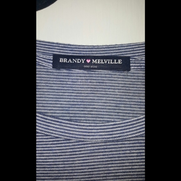 Brandy Melville Slouchy One Size Top - Picture 2 of 3