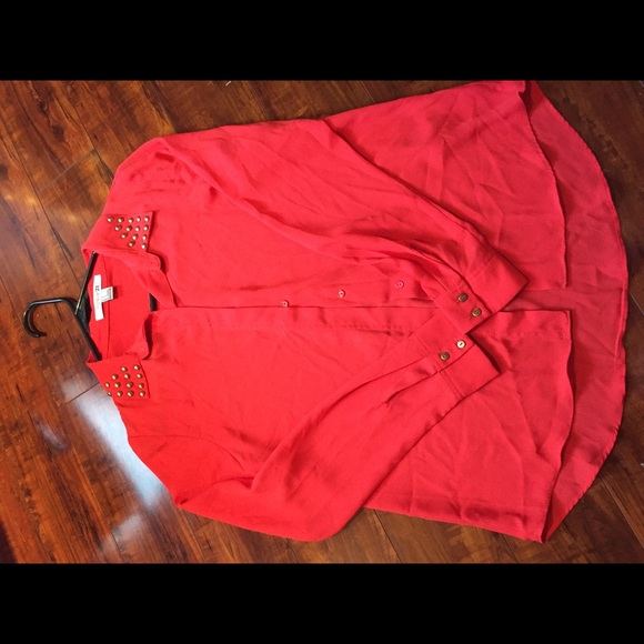 Button up sheer top - Picture 1 of 2