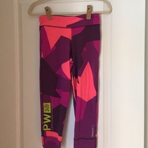 Reebok multi color workout crops