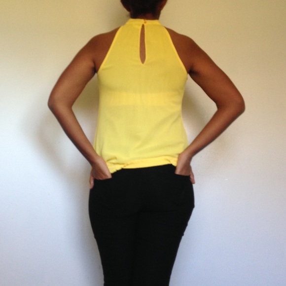 Yellow Ruffled Top - Picture 2 of 2