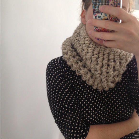 Knit Infinity Scarf - Picture 2 of 3