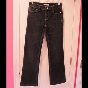 WHBM Black Stretch Jeans Boot Cut Size 2S