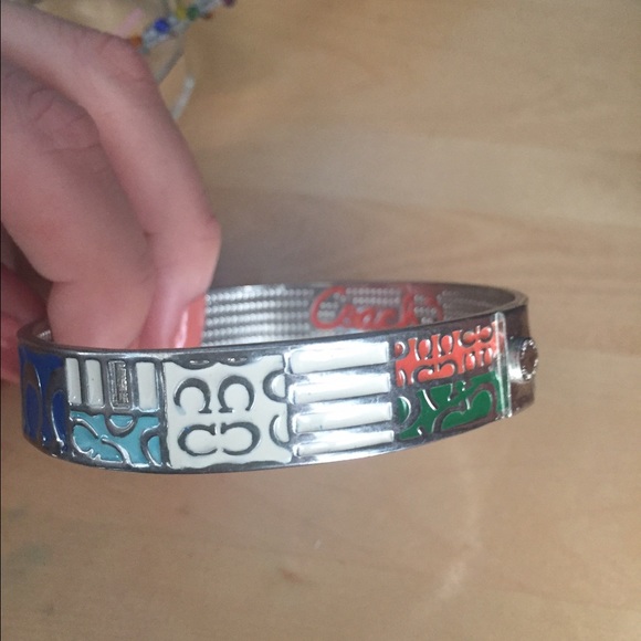 Coach bracelet, multicolored