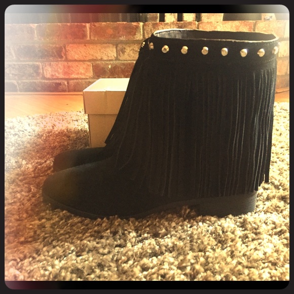 Michael Kors Fringe Boots 10 LIKE NEW