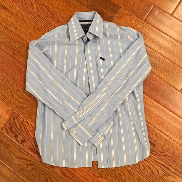 Boys Abercrombie long sleeve dress shirt