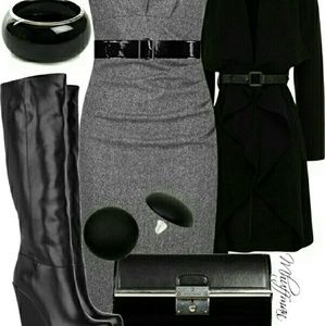 Franco Sarto patent lather boots