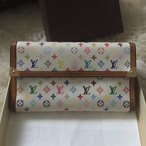 Louis Vuitton Multicolored Wallet Porte Tresor