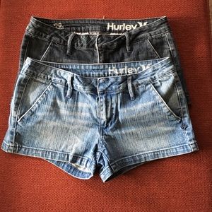 Hurley jeans shorts