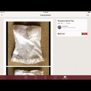 Reserved - J crew eyelet top