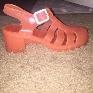 Pink Jelly Sandals